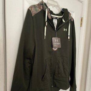 Under Armour Women's Storm XL Raintree Full Zip NWT (RETAIL 84.99)